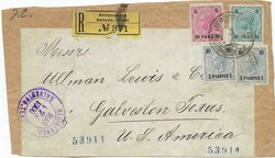 Austrian Levant / Palestine 1900 Jerusalem Parcel Piece Registered to ...