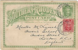 Rhodesia Southern 1929 Trelawney ½d Postal Card H&amp;G 1 Uprated 1d ...