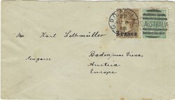 Australia South Australia 1885 Adelaide Envelope Sent to Baden near ...