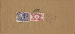 India Used Abroad 1947 Muscat Corner Envelope Sent to Abadan Persia ...