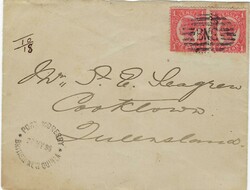 New Guinea 1896 Port Moresby Envelope Sent to Cooktown Queensland ...