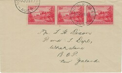 Norfolk Island 1947 Envelope Surface Mail Sent to Whahatane New ...