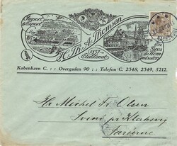 Faroe Islands 1929 Thorshavn Illustrated Envelope Internal Sent to ...