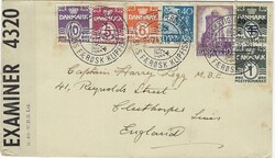 Faroe Islands 1943 Klaksvig Aroerne Envelope Censored on Arrival Sent ...