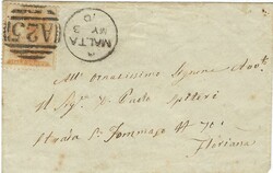 Malta 1870 Small Envelope Sent to Floriana Bearing Solo 1d SG7 (ex ...
