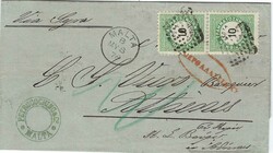 Malta 1876 [Valletta] Folded Entire Unpaid Sent to Athens Greece via ...