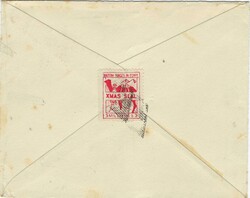Egypt 1935 M.P.O. Cairo Envelope sent to England Bearing 3m Christmas ...