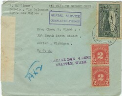 New Guinea [1942] Bulolo Envelope “Airmail to Sydney Only” ...
