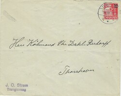 Faroe Islands 1941 Trangisvaag Envelope Sent Internal to Thorshavn ...