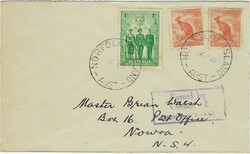 Norfolk Island 1940 Envelope Censored on Departure Sent to Nowra, New ...