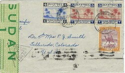 Sudan 1941 Khartoum North Missionary Envelope Sent via Airmail via ...