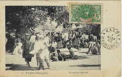 Mauritania 1908 Kaedi Picture Postcard Sent to Siguiri, Upper Guinea ...