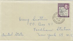 Falkland Islands Dependency 1952 South Georgia Envelope Sent to the ...