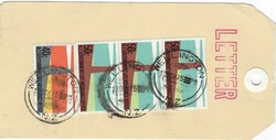 New Zealand 1975 Wellington Parcel Tag Unaddressed Bearing NZ ...