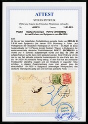 2.5.20, AK aus Berlin nach Bydgoszcz, in Polen vermutlich aus ...