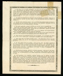 AUSGBURG, seltener Reiseschein für eine Fahrt nach Weilheim, ...