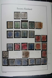 FINNLAND, Wappenausgabe Mi. Nr. 12 bis 34, Spezialsammlung im dicken ...