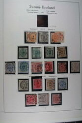 FINNLAND, Wappenausgabe Mi. Nr. 12 bis 34, Spezialsammlung im dicken ...