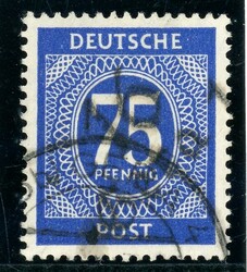 16 Gera 1, 75 Pfg. Ziffer tadellos gestempelt, gepr. Böheim ...