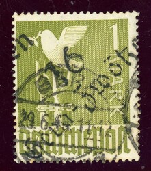 16 Gera-Zwötzen, 1 Mk. Taube, tadellos gest., gepr. Heintze