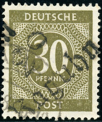 2o Raguhn, 30 Pfg. Ziffer, tadellos gest., FB Dr. Modry (Katalogwert: ...