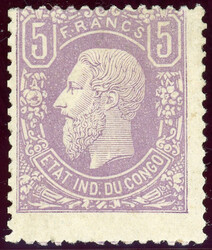 5 Fr. lila gez. 14, tadellos ungebr., sign. (Katalogwert: 1200)