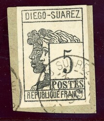 5 Cent auf Kab-Bfst. (Katalogwert: 220)