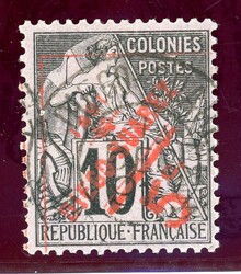 5 a. 10 C., tadellos zentr. gest., sign. Brun (Katalogwert: 100)