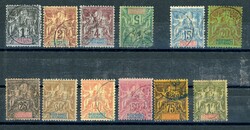 10 sauber gest. Werte, dazu 5 C. mit Mgl