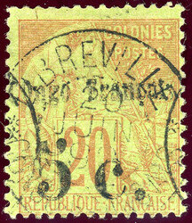 5 C. a. 20 C., tadellos zentr. gest., sign. Brun, Miro (Katalogwert: ...