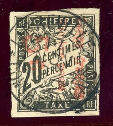 5 a. 20 C. schwarz, tadellos gest. , sign. (Katalogwert: 140)