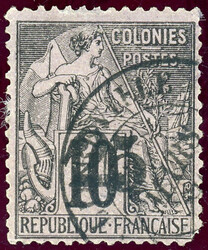 25 a. 10 Cent, sauber gest., re. unten Eckfehler, eine seltene Marke ...