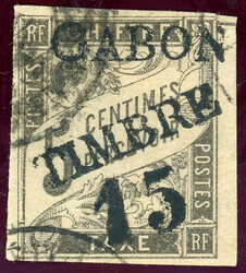 15 a. 5 Cent, tadellos gestempelt (Katalogwert: 300)