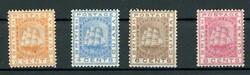 4 sauber ungebr. werte, 2 und 8 C. ohne Gummi, die anderen mit, Mi. ...