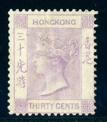 35 C. violett Wz. 1, ungebr. Prachtstück ohne Gummi