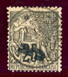 5 a 25 C. sauber gest. kl. Fehler (Katalogwert: 150)