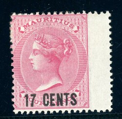 17 C. a. 4 P. rosa Breitrand rechts, tadellos ungebr