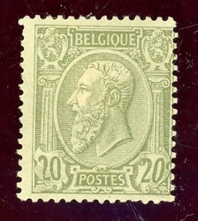 25 C. oliv, tadellos ungebr. (Katalogwert: 250)