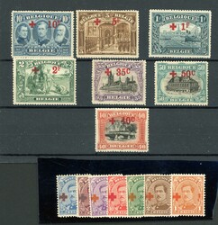 Rotes Kreuz Serie kpl. tadellos */**, Mi. 1100,-€+