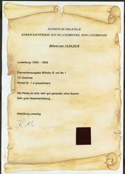 10 C. grauschwarz, allseits voll- bis breitrandiges ungebr. ...