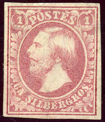 1 Sgr. karminrot, breitrd. ohne Gummi, Befund Romain Kauffmann "Sehr ...