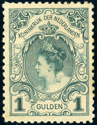 1 Gld. sogen. Krönungsmarke sauber ungebr. (Katalogwert: 240)