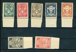 komplette postfrische Luxusserie vom Unterrand, FA Moeijes