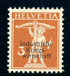 3 C. dünner Aufdruck, tadellos postfrisch (Katalogwert: 220)