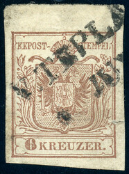 V.TEPLA/ JUN, seltener L2 a. breitrd. Oberrandstück 6 Kr., kl. ...