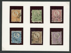 2 Seiten aus alter Sammlung mit erster Ausgabe und 2mal zweiter ...