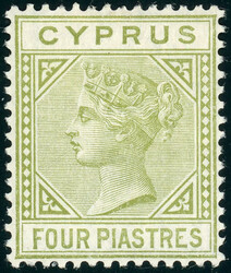 Victoria 1/2 P. bis 6 Piaster Wz. 1, komplette Serie in tadelloser ...