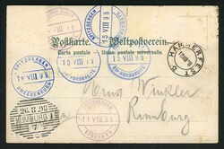 ARKTIS, 1898 farbige AK von der Bade Expedition mit 6 verschiedenen ...