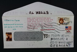 KUNST, 2 Briefe aus den USA an den berühmten Künstler Joseph Beuys