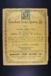 SHANAHAN STAMP AUCTION, sehr gut erhaltener Katalog Sale No. 83 mit ...
